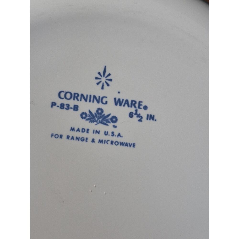 Vintage CorningWare Blue Cornflower Casserole Baking Dishes 7 Peices Plus 4 Lids - Picture 11 of 16